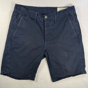 Rag & Bone Men’s‎ 31 Standard Issue Navy Chino Shorts 9” Inseam